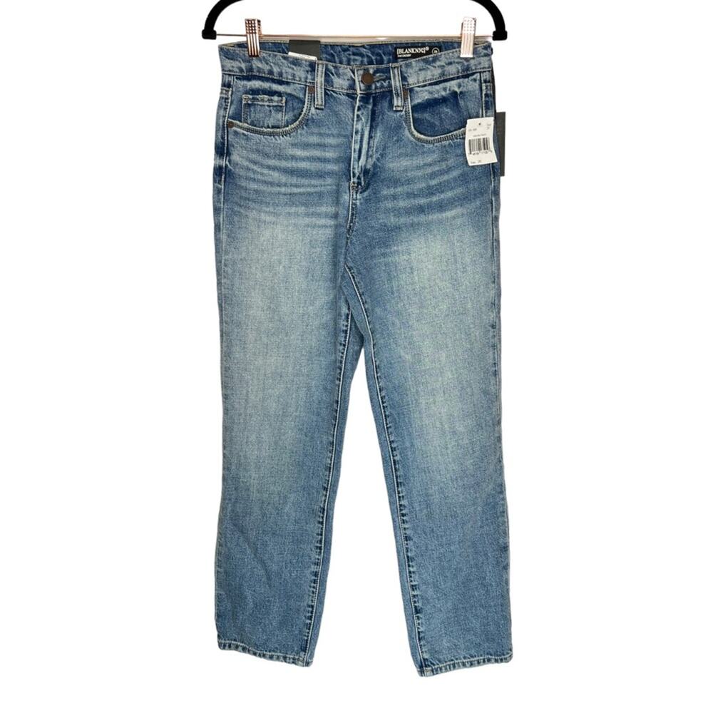 BLANKNYC The Crosby Kingpin Jeans High Rise Straight Leg Sz 26 NWT